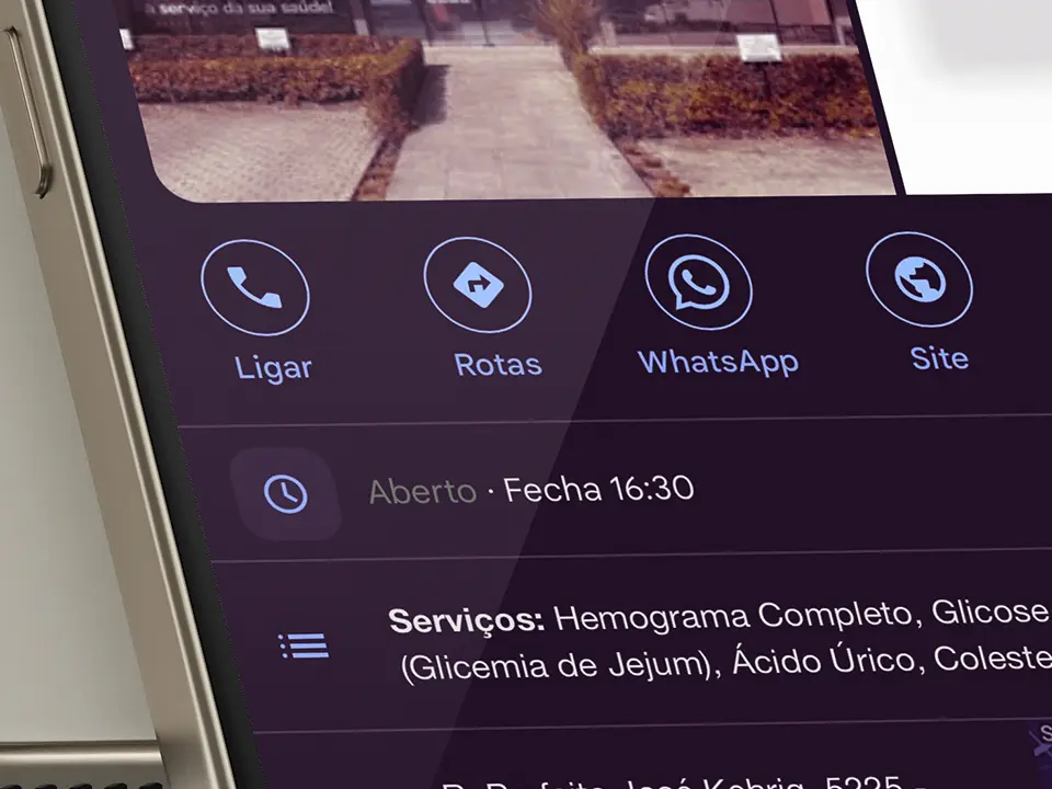 SEO e GEO para laboratórios de análises clínicas